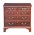 English Georgian Small Chest of Drawers of Mahogany on Bracket Feet For Sale - Image 3 of 14