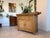 Wooden bench made of oak and spruce. Dimensions: Height approx. 95 cm × Width approx. 135 cm × Total depth approx. 59 cm....
