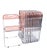 Set of 12 original and signed "plia" pink acrylic glass folding chairs. Nos (new old stock) this fantastic set was...