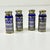 1940s 1940s Vintage Art Deco Hollywood Regency Cobalt & Silverplate Salt & Pepper Shakers - Set of 4 For Sale - Image 5 of 14