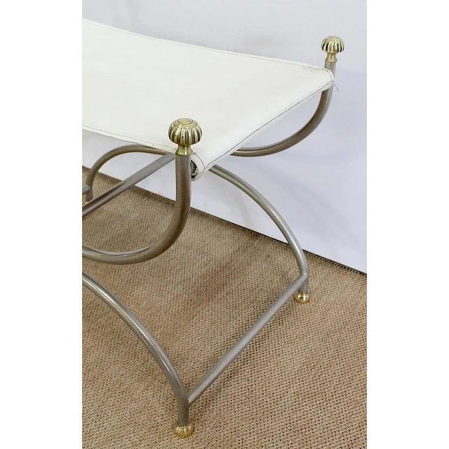 20th Century Curule Stool For Sale - Image 9 of 18