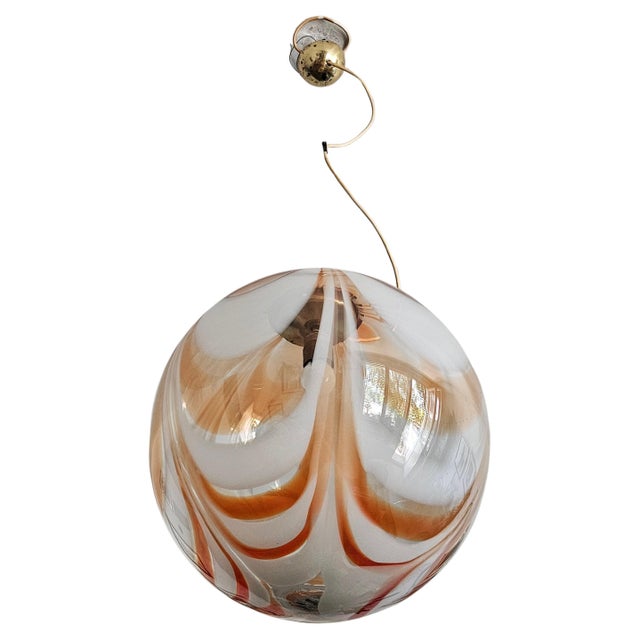 Large Spheric Murano Glass Pendant, 1960s For Sale - Image 10 of 10