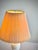 Vintage Italian Neoclassical Style Carved Alabaster Table Lamp With Pleated Lamp Shade For Sale - Image 9 of 11