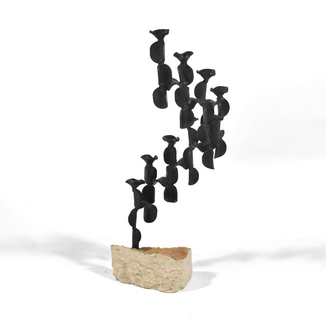 David Palombo David Palombo Cascading Sculpture/Candelabra/Menorah For Sale - Image 4 of 5