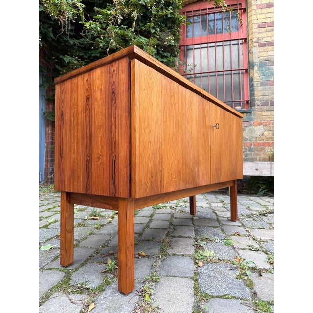 Small Sideboard with Lock, Denmark For Sale - Image 6 of 11