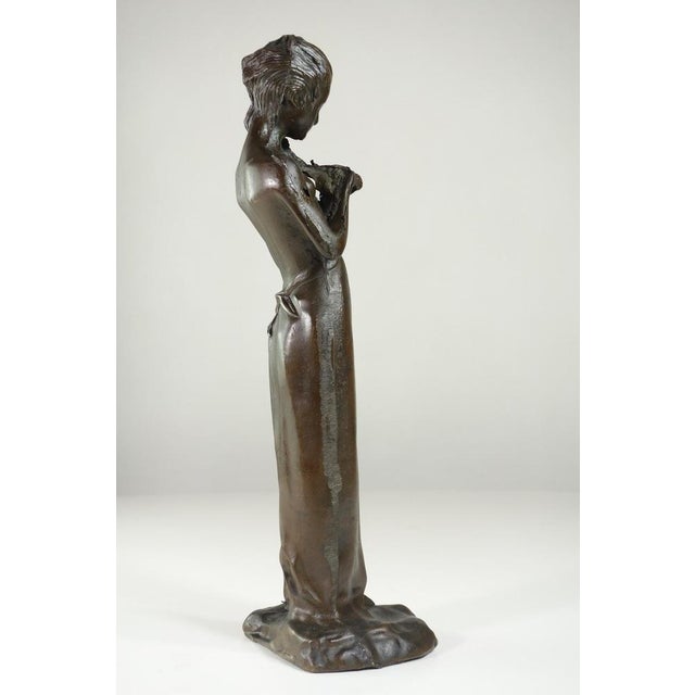 Bronze Sculpture of Woman, Early 1900s For Sale - Image 3 of 17