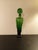 1960s Vintage Green Empoli Bugle Boy Decanter With Stopper, Italy For Sale - Image 5 of 5