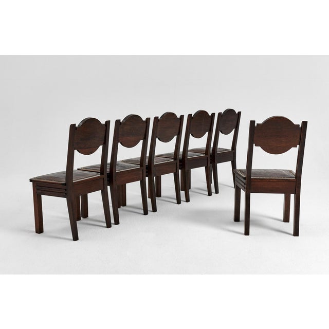 Dining Chairs by Etienne Kohlmann, France, 1930s, Set of 6 For Sale - Image 11 of 18