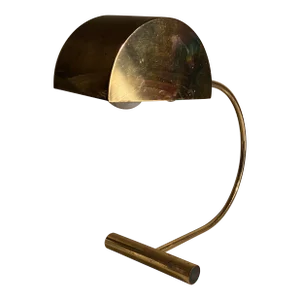 Vintage Mid-Century Modern Kosh & Lowy Brass Table Lamp