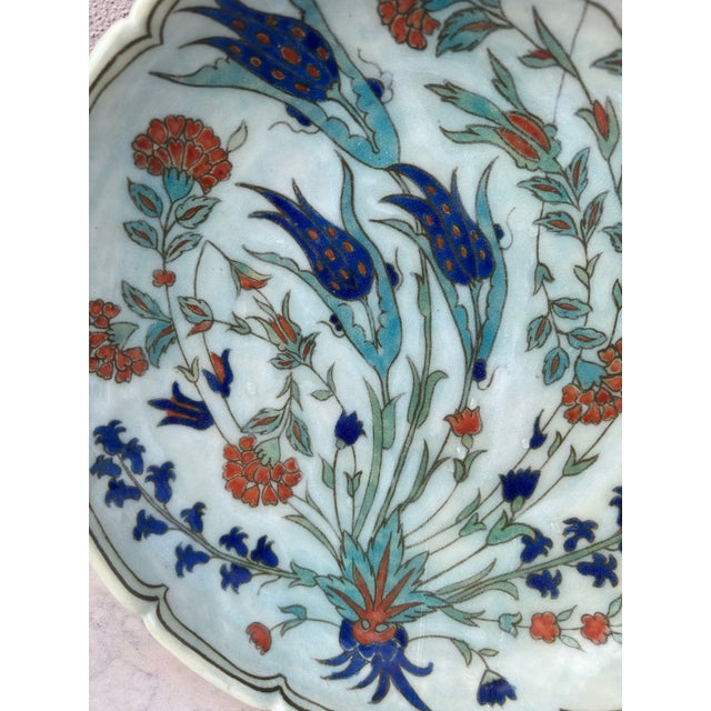 Art Deco French Iznik Platter Bowl Edmond Lachenal For Sale - Image 4 of 6