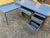 Gray 1970s Steelcase Vintage Mid Century Modern Executive Desk With Return - Set of 2 For Sale - Image 8 of 13
