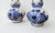 Antique Handmade Hand-Painted Delft Blue Delftware Knobbel Vase, Bulbous Bottle and Tulip Vase, Holland, 1920s, Set of 3 For Sale - Image 17 of 18