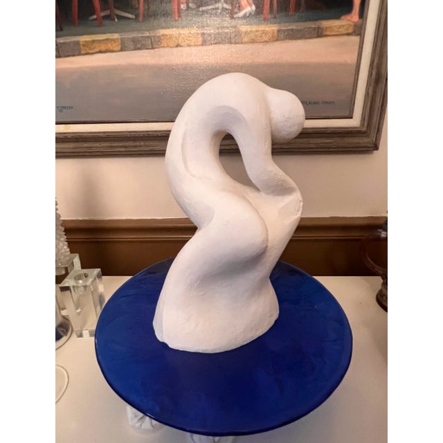 Contemporary Plaster Maquette, Abstract Figure, ‘Inward’ by Tony Trezza For Sale - Image 3 of 11