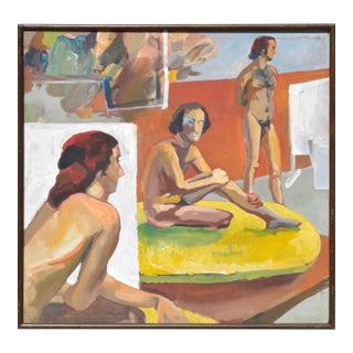 Berkeley School -- Male Dancer Figurative by Patricia Gren Hayes For Sale