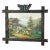Oil painting folksy scenery with cattles, goats and farmer's wifes, ca. 1900s A colorful antique oil painting depicting a...