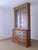 1910s Antique English Oak Glazed Bookcase | Circa 1910 For Sale - Image 5 of 12