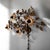 Vintage Italian Gilt Tole Sunflower Wall Sconce, 48.5 In For Sale - Image 4 of 10