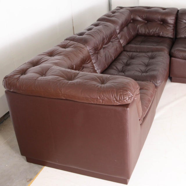 Modular Leather Sofa from Laauser, 1970s For Sale - Image 16 of 18