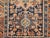 Vintage Persian Heriz Karajah Rug, Hand-Knotted Wool, Geometric Pattern, Blue & Rust-Red, 3x4 For Sale - Image 9 of 14