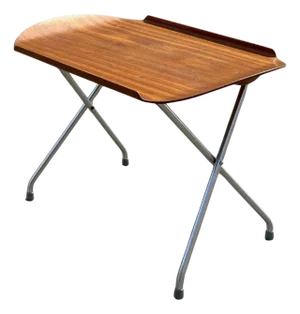 Mid-Century Teak Alminette Folding Tray Table, Norway, 1960s