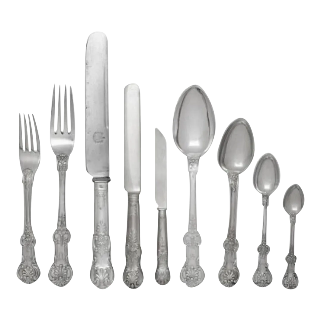 1888 Imperial Russian Silver Flatware Set 209 Pieces Chairish