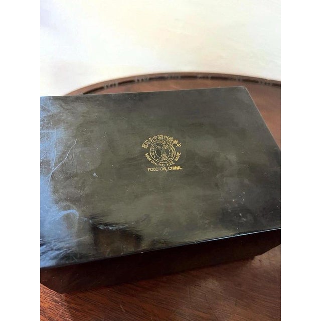 Early 20th Century Antique Chinese Foochow Lacquer Box with Dragons, 1900 For Sale - Image 5 of 6