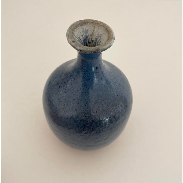 Vintage Pottery Bud Vase For Sale - Image 4 of 5