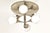 Silver Ceiling Light with Opaque Glass Balls, Germany, 1960s For Sale - Image 8 of 10
