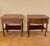 Spanish Wood Bedside Tables with Drawers and Lower Shelves, 1940s, Set of 2 For Sale - Image 11 of 12