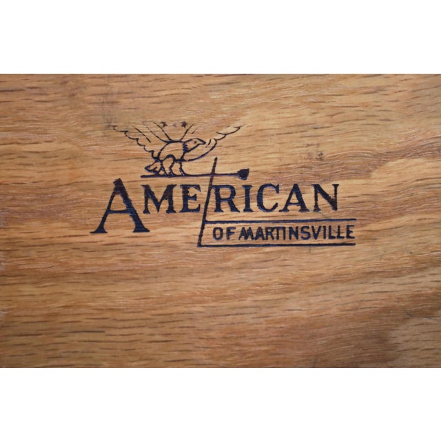 Mid-Century Modern Walnut and Lacquer Credenza by American of Martinsville For Sale - Image 15 of 15