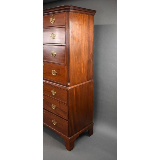 Early 19th Century George III Mahogany Chest, 1800 For Sale - Image 5 of 9