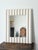 A vintage French mirror with a moulded design frame in plaster relief. A rare find. This incredible post modern piece is a...