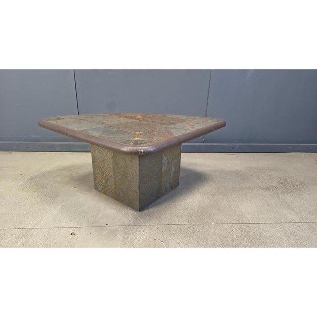 Triangular Coffee Table in the style of Paul Kingma, 1980s For Sale - Image 18 of 18