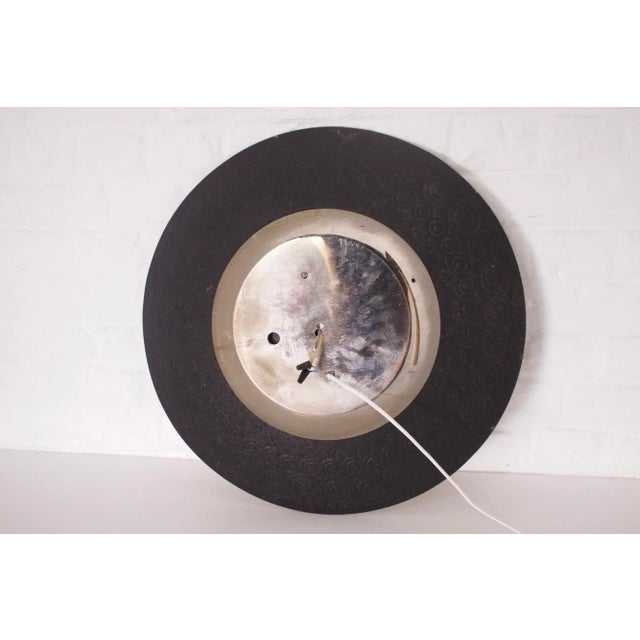 1970s Illuminated Gold Glass Mirror, 1970s For Sale - Image 5 of 6