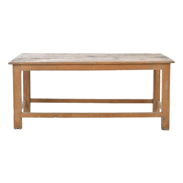 Indian Draper's Table in Patinated Solid Wood For Sale