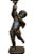 Monumental Pair of French Napoleon III Style Bronze Patinated 13-Light Figural Torchières, 91” For Sale - Image 4 of 10