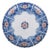 A set of 13 matching Japanese Imari porcelain plates with a scalloped, radially-paneled rim, painted in underglaze blue...