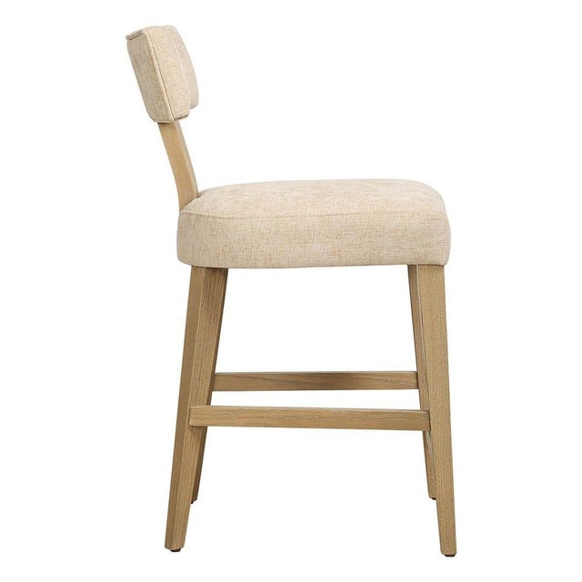 Modern Klismos Counter Stool With Back For Sale In Sacramento - Image 6 of 7