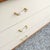 Boho Chic Cream Gloss Laminate Cane and Faux Bamboo Dresser For Sale - Image 10 of 12