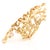 Metal Vintage 18k Gold & Diamond Full Finger Figural Branch 'Coral' Cocktail Ring For Sale - Image 7 of 17