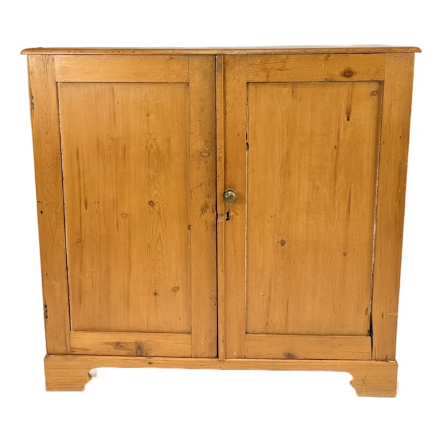 19th Century Honey Pine Housekeeper’s Cupboard For Sale