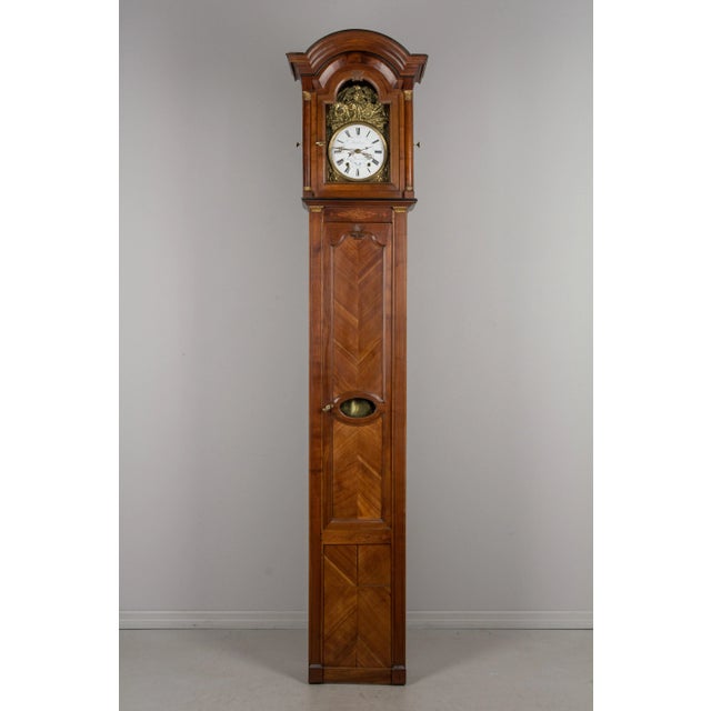 French Horloge De Parquet or Tall Case Clock For Sale - Image 13 of 13