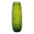 Spectacular, Acid-Etched, Large Green Honeycomb Glass Vase For Sale