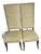 Pair of "King" Upholstered Accent/Dining Chairs For Sale