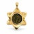 19th Century 19th Century Ancient Byzantine 14k Gold Bronze Coin Star of David Pendant For Sale - Image 5 of 6