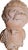 Vintage Terracotta Bust, 1960s For Sale - Image 4 of 8