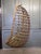 Wood Mid-Century Hanging Bamboo and Rattan Egg Chair For Sale - Image 7 of 9