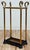 Vintage Chapman Swan Head Brass and Iron Umbrella Stand For Sale In Kansas City - Image 6 of 10