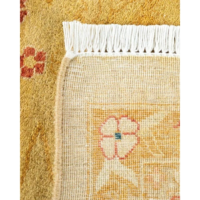 2000 - 2009 Mogul, One-of-a-Kind Hand-Knotted Area Rug in Ivory, 8' 2" x 10' 1" For Sale - Image 5 of 8