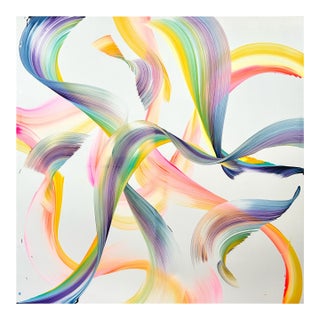 Contemporary Abstract Acrylic on Canvas "The Way I See It" by Nikolaos Schizas For Sale